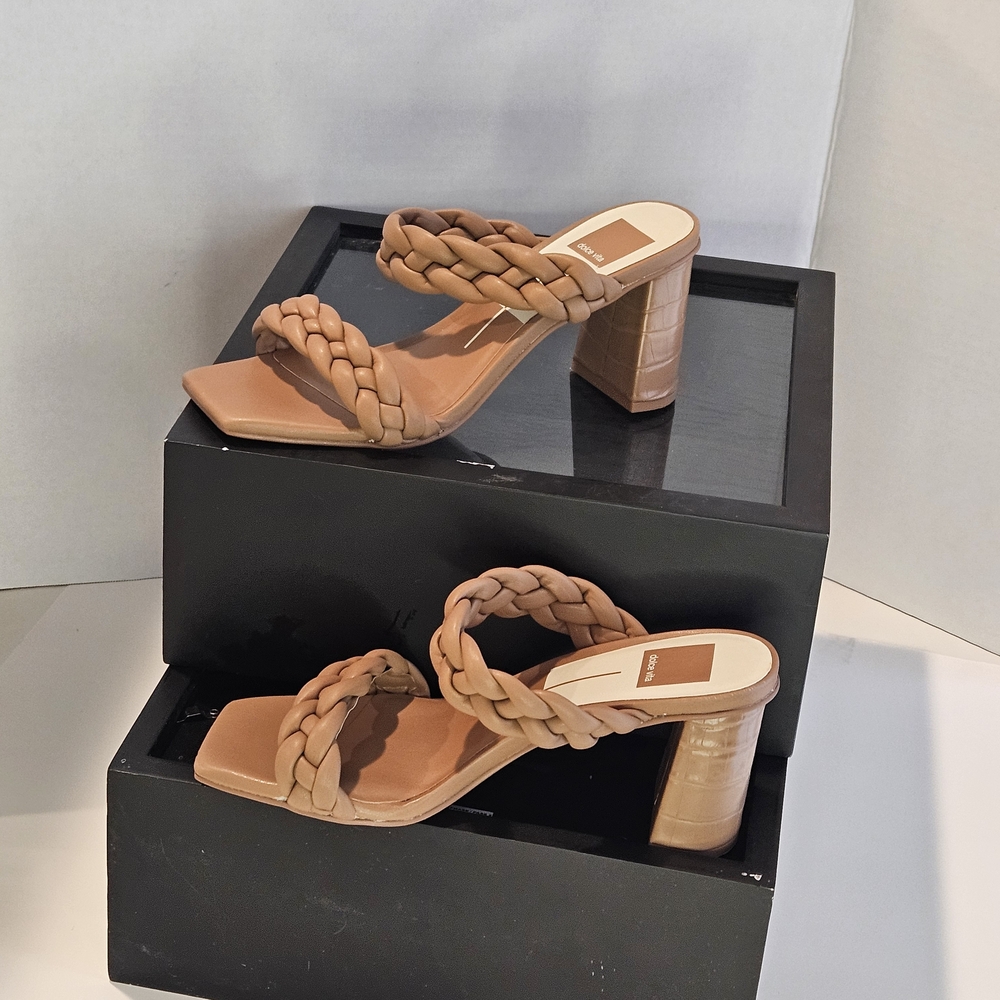 DV by Dolce Vita Tan Braided Heels